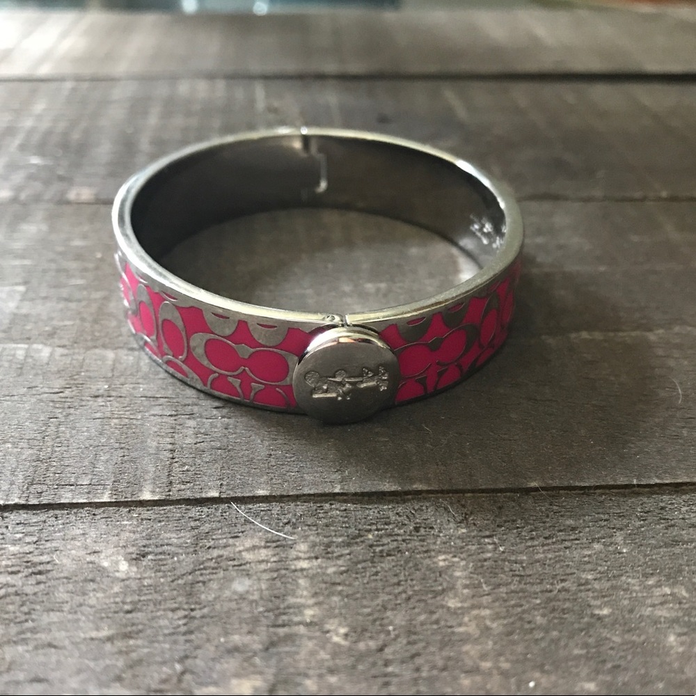 Authentic Pink Coach Bangle