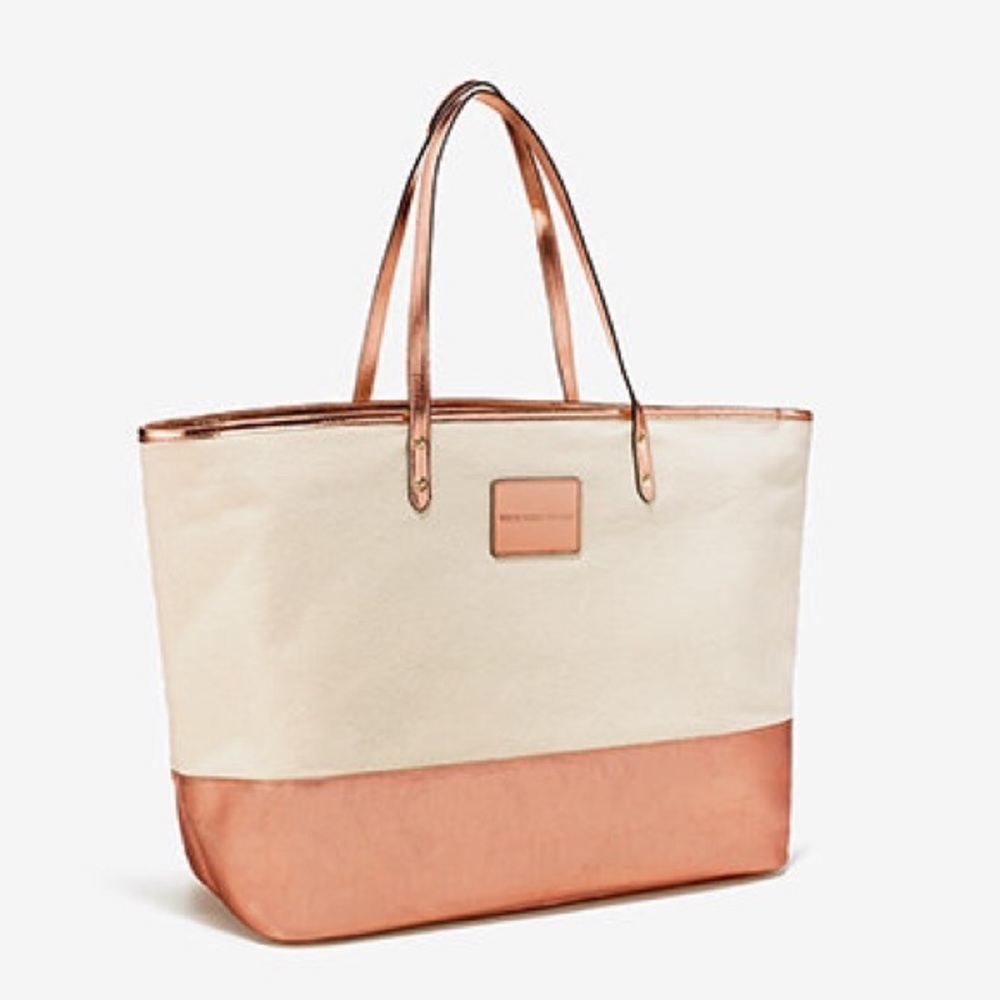 Victoria Secret Rose Gold Glam Tote