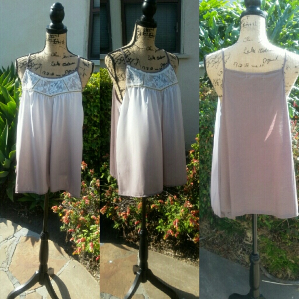 FINAL PRICE! Classy Lace Front Tank Top
