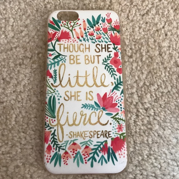 Accessories - Shakespeare quoted iPhone 6 case