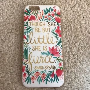 Shakespeare quoted iPhone 6 case