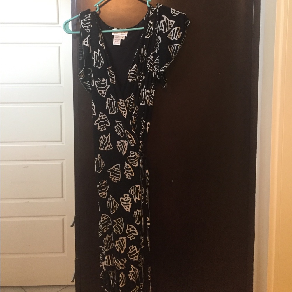 Black fish dress