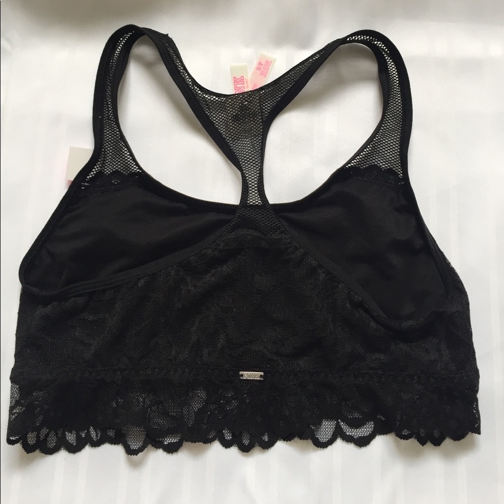 Victoria's Secret Pink Lace Racerback Bralette - Picture 4 of 5