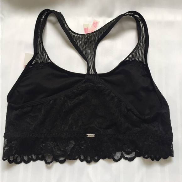 Victoria's Secret Pink Lace Racerback Bralette - Picture 4 of 5