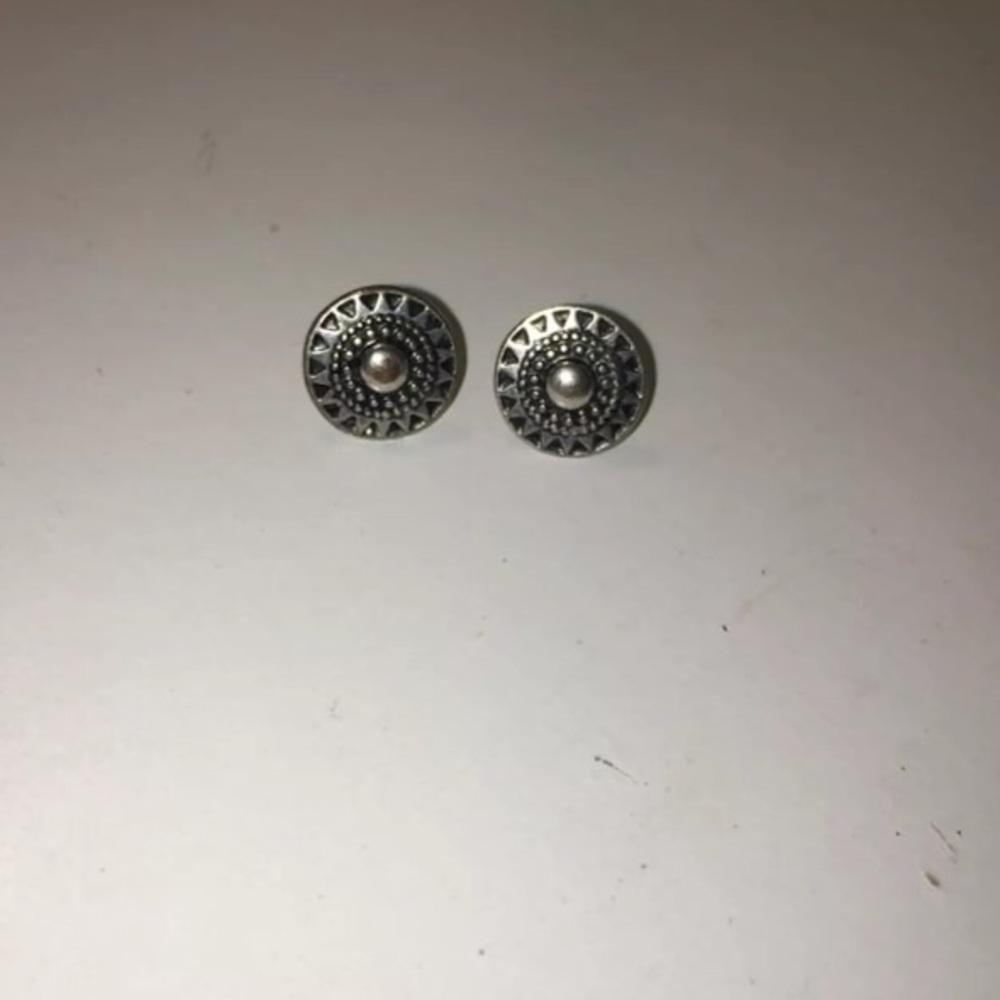 silver sun studs