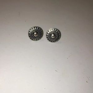 silver sun studs
