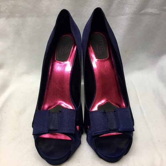 navy blue pumps women's shoes