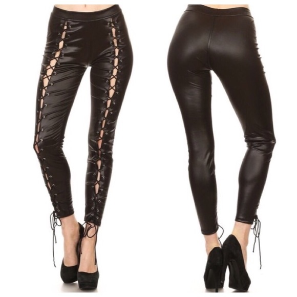 Lace Up leggings - Picture 4 of 7