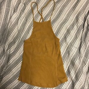 Free People Minnie Tank in mustard