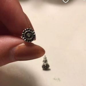 tiny silver studs