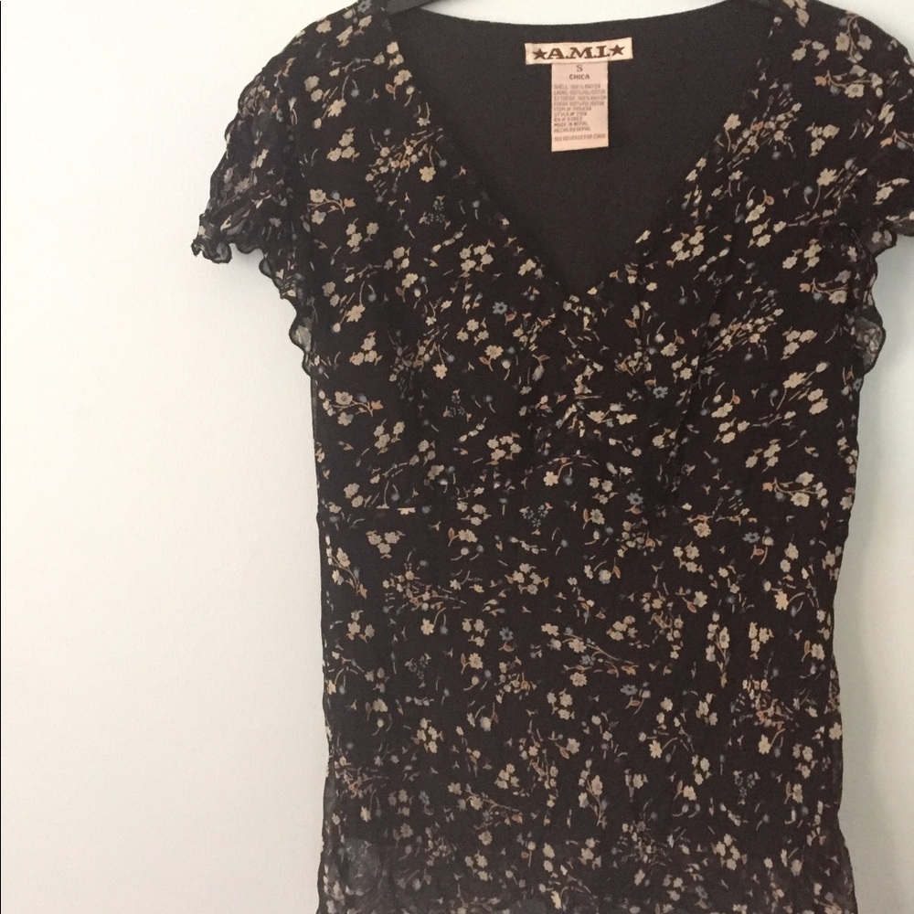 Flowered Blouse