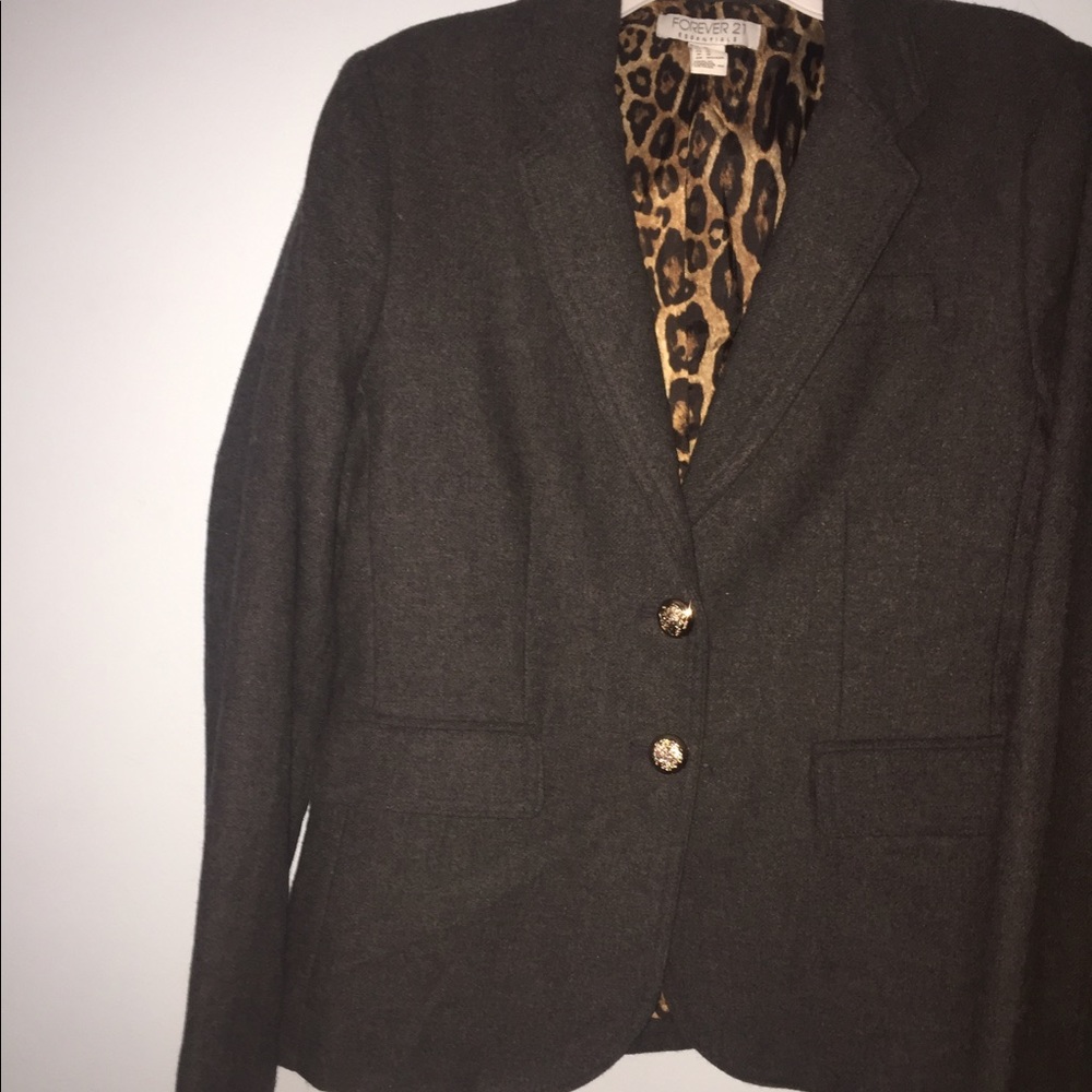 Grey Forever 21 Blazer