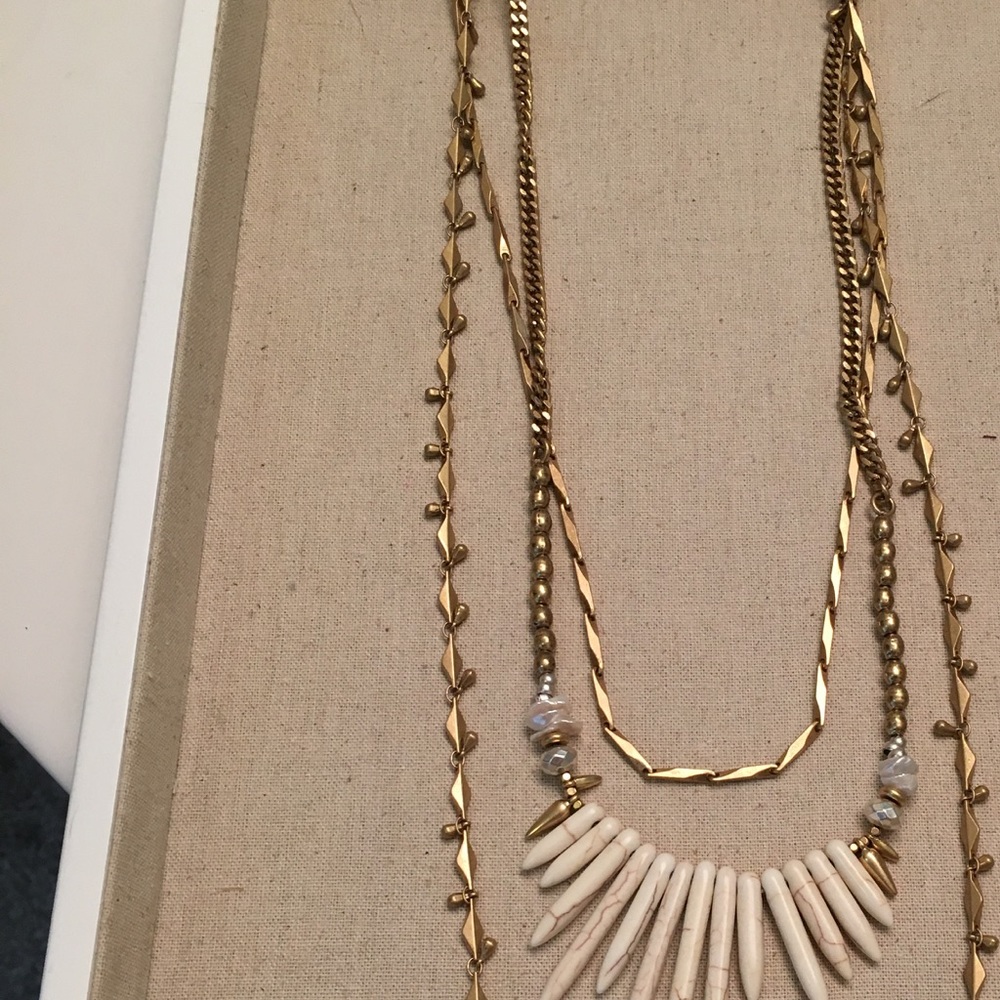 Stella & Dot Zuni Layering Necklace.