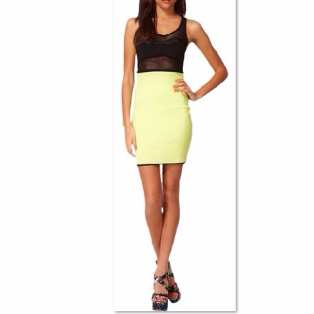 River Island Body-conscious With Mesh Straps Sz 6