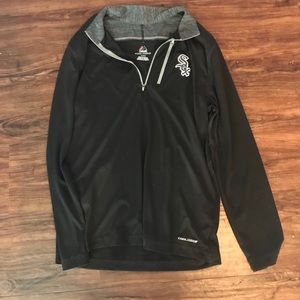 Chicago White Sox quarter zip shirt jacket M NWOT