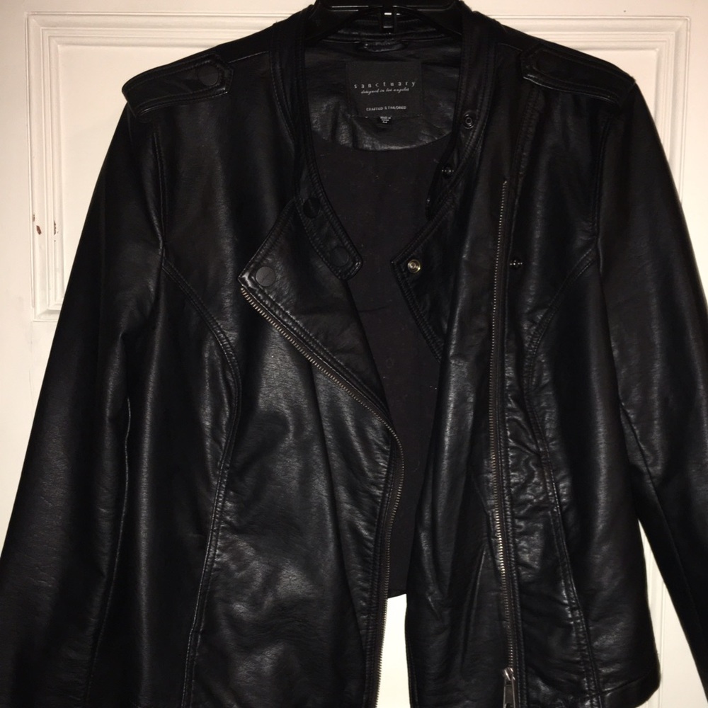 Sanctuary Vegan Leather Jacket