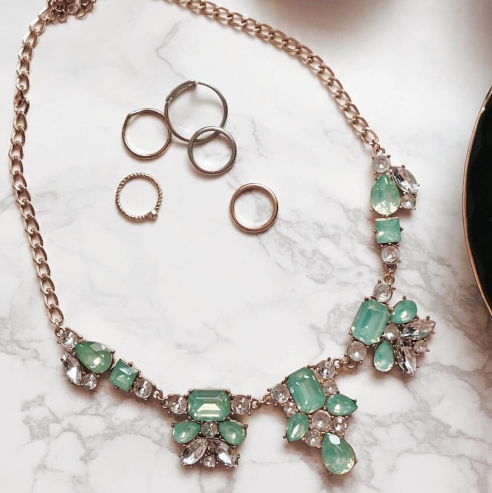 Mint Blossom necklace
