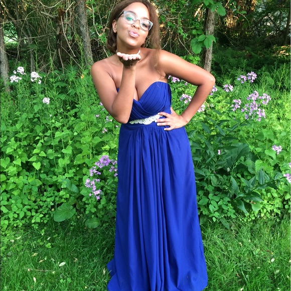 Royal blue dress - Picture 1 of 3