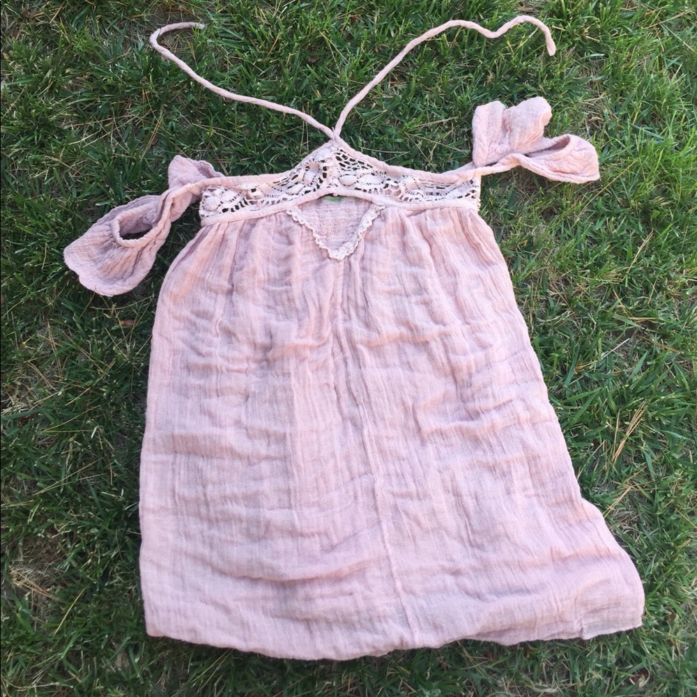 Jen Pirate Booty pink off the shoulder top