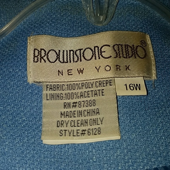 Two-Piece Light Blue Skirt Set - Picture 3 of 8