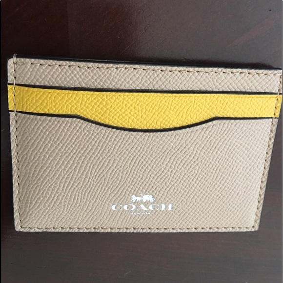 Coach BiColor Color Block Card Case - Picture 2 of 5