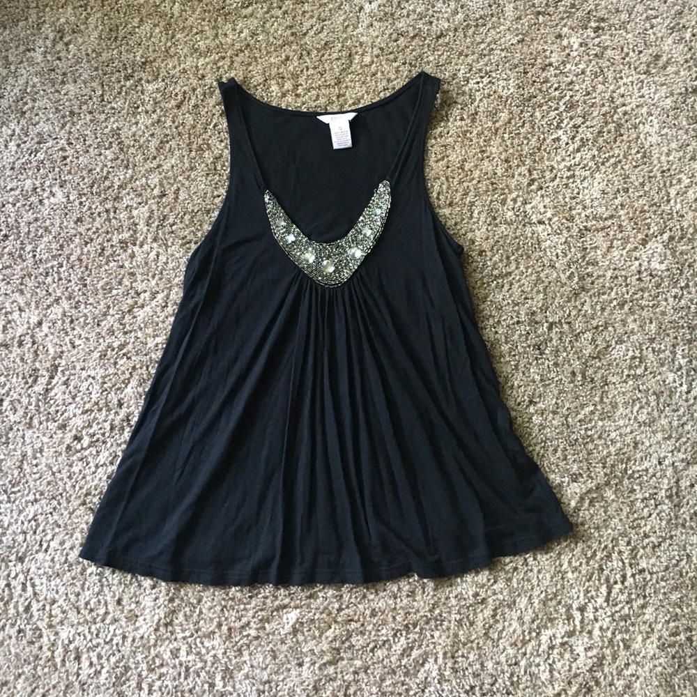 Black dress tank