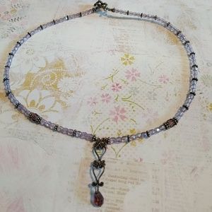 Swarovski crystals beads necklace