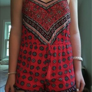 Printed romper