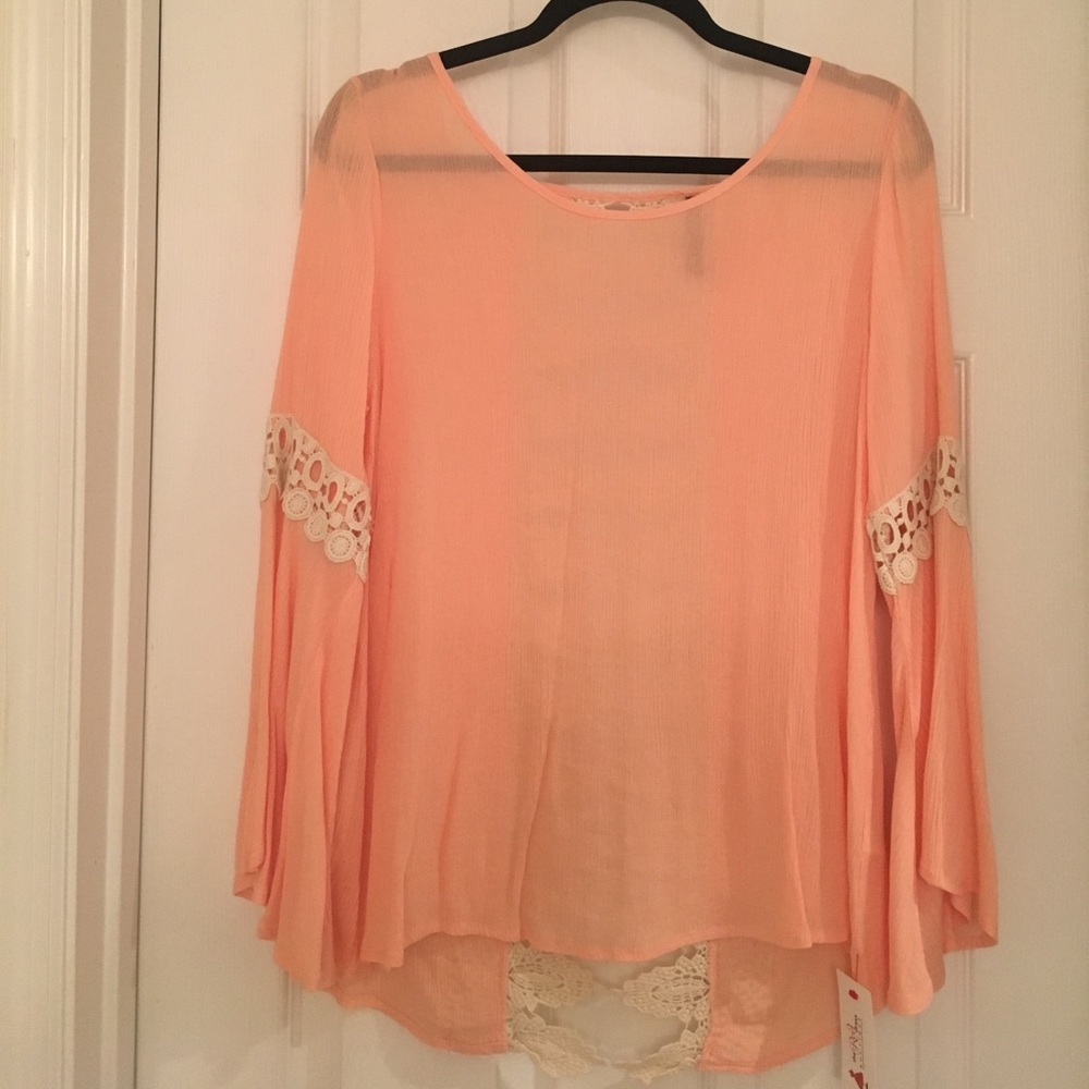 Woman's pink blouse