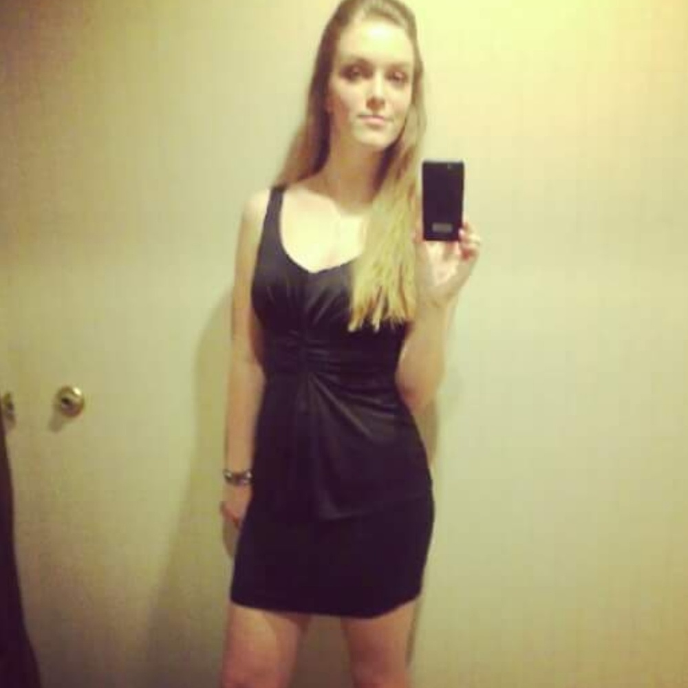 Express satin dressy top