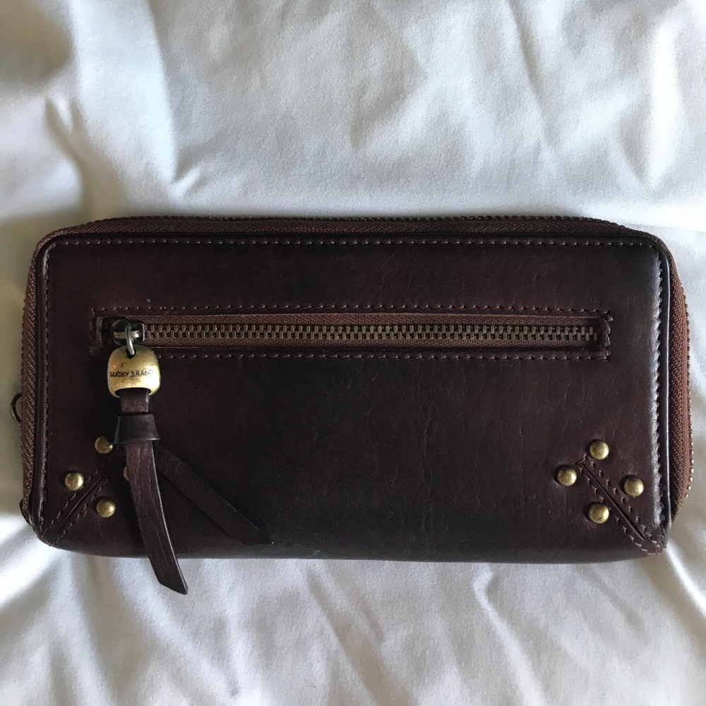 Lucky Brand Brown Leather Wallet