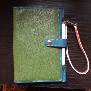 Coach checkbook holder/wallet