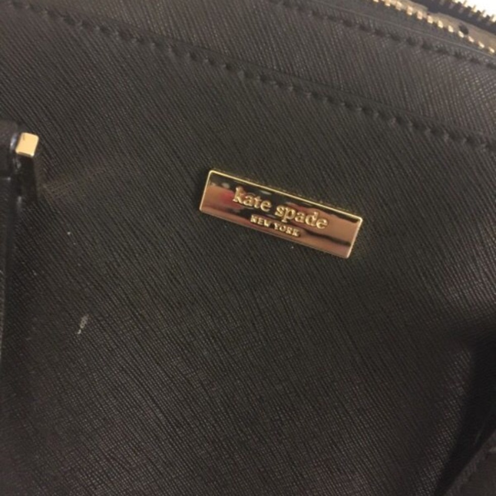 Kate spade black purse with removable strap