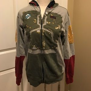 Boba Fett Star Wars hoodie with mask size Small