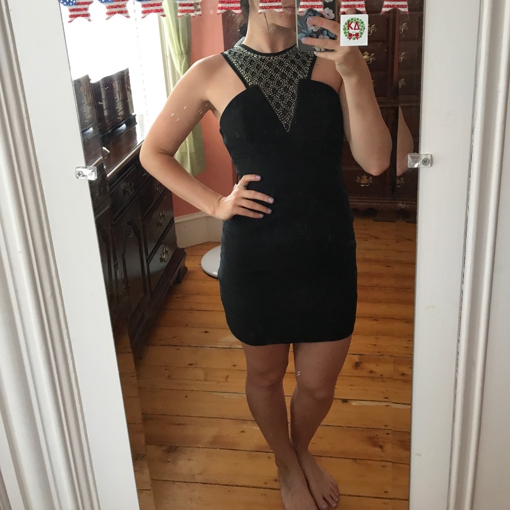 Gorgeous jeweled neck LBD size 7