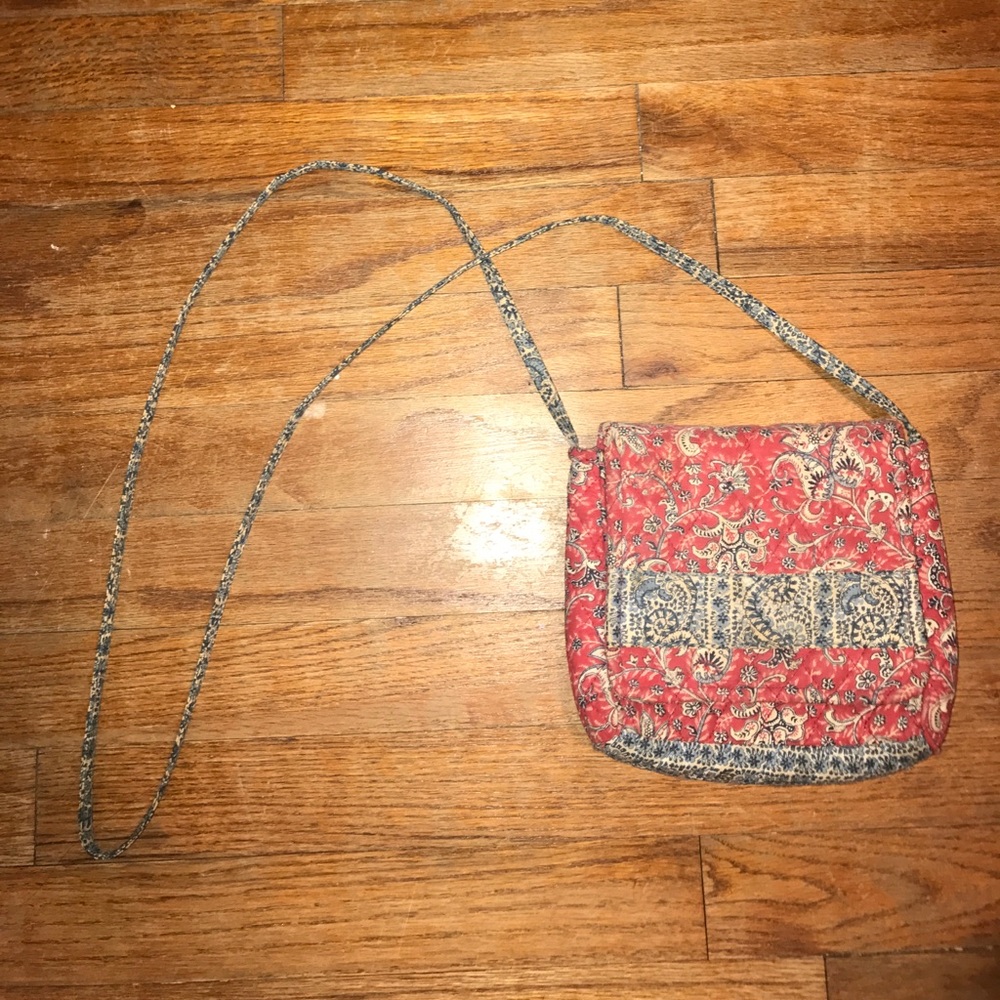 Small quilted cross body purse