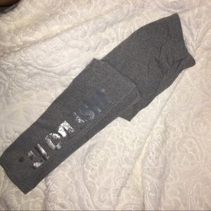 gray nike just do it leggings