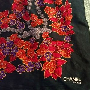 Vintage Chanel Silk Scarf