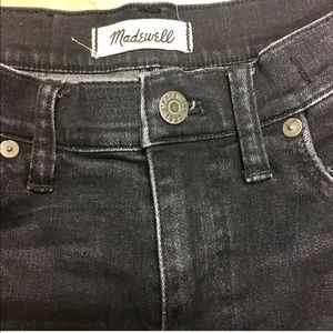Madewell Demi black wash jeans