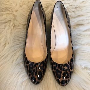 J. Crew cheetah wedge