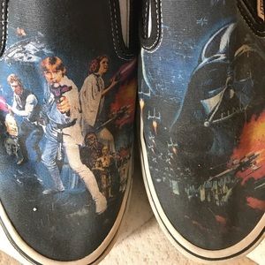 VANS Star Wars slip-ons men's size 10