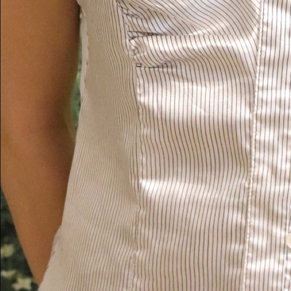 Flirty, Pinstripe Blouse - Picture 2 of 4