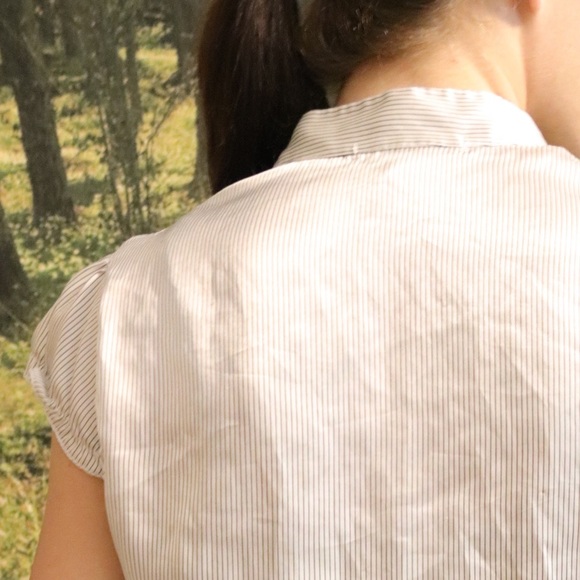 Flirty, Pinstripe Blouse - Picture 4 of 4