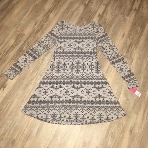 ⚡️flash sale ⚡️ Grey & black sweater dress