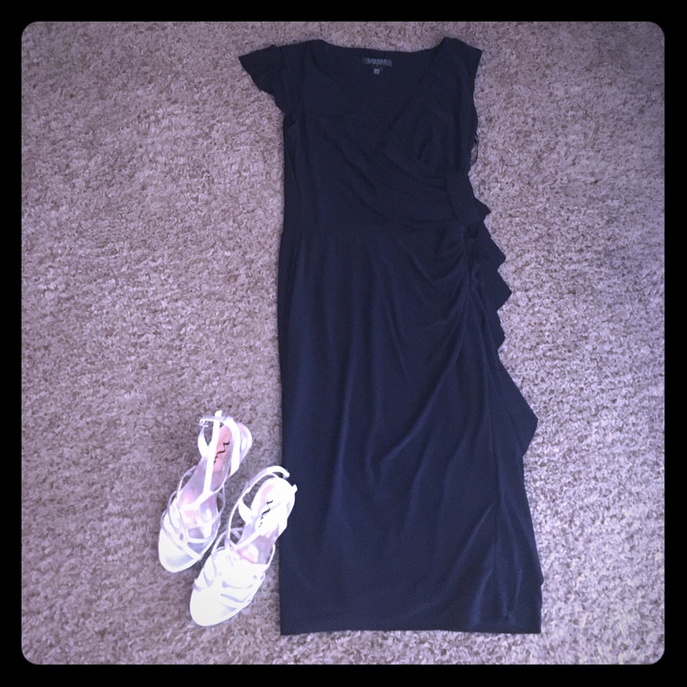 Ralph Lauren size 4 cocktail dress NAVY