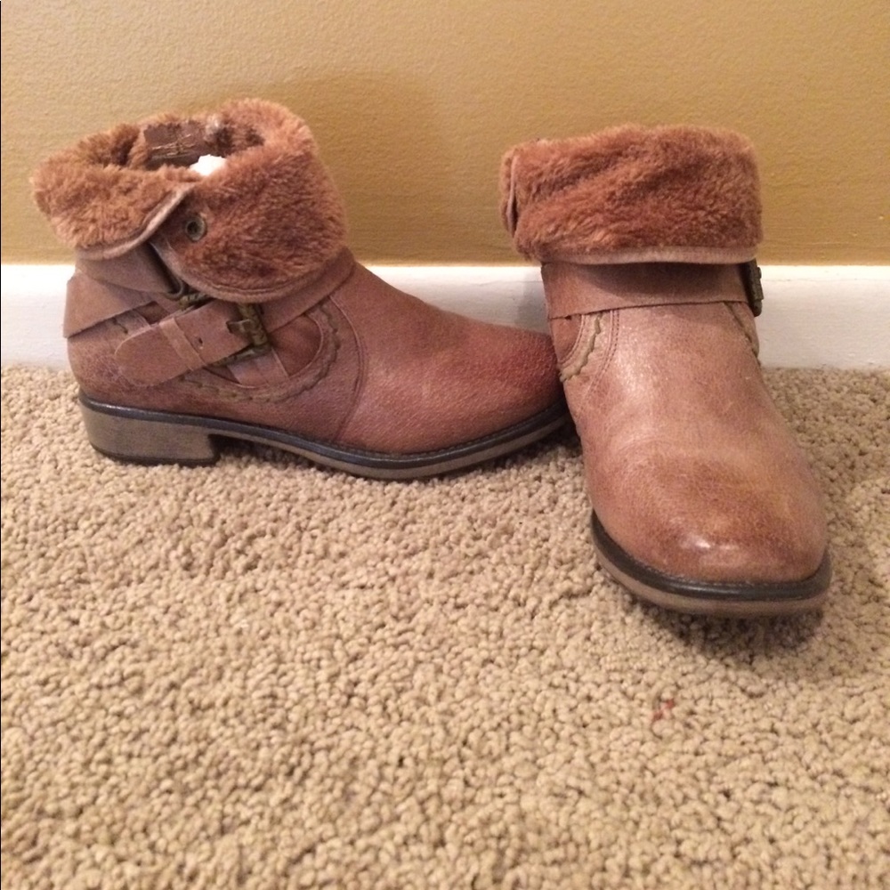 Bare Traps distressed ankle boots with buckle