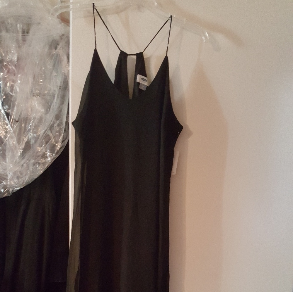 Long spaghetti strap dress