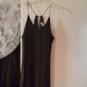 Long spaghetti strap dress