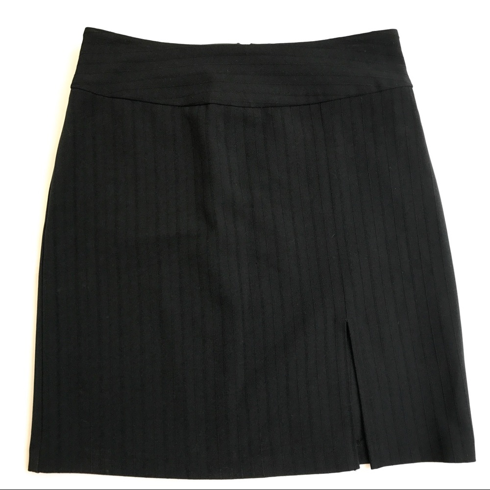 Copper Key black pencil skirt with slit