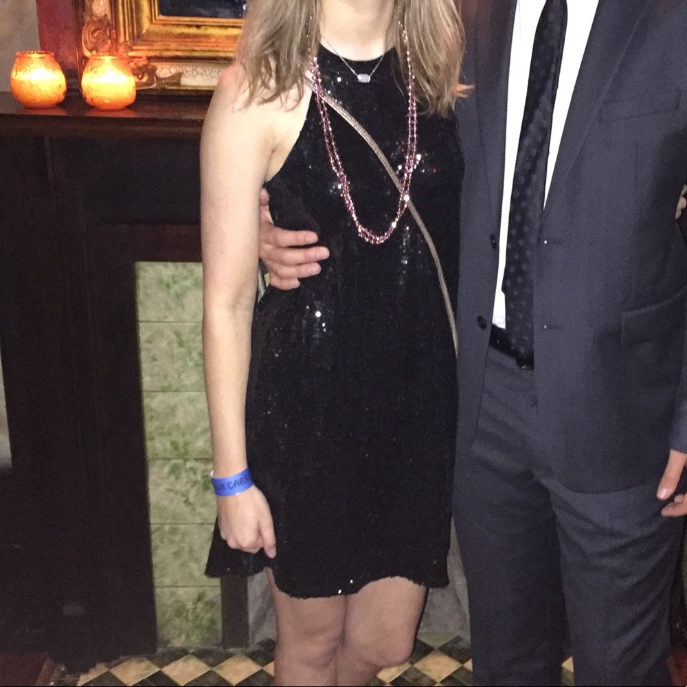 Formal/Semi Formal Black Sequin Dress